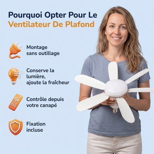 Ventilateur de plafond